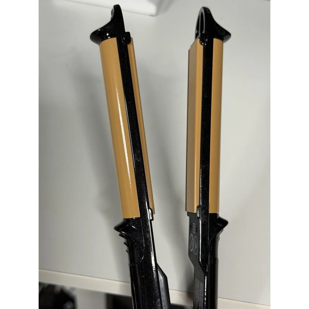 CHI Gold and Black Hair Straightener Flat Iron - Professional Styling